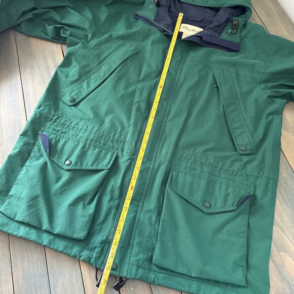 Vintage Eddie Bauer Green Lightweight Gortex Jacket Poncho - Men’s Size XL (D9) - Picture 7 of 12